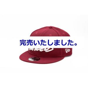 【数量限定】 NEW ERA(ニューエラ) with WORK(ワーク)  公式コラボキャップ  色:カーディナル  NewEra 9FIFTY