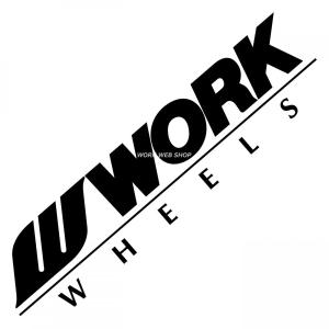 WORK(ワーク) ステッカー 200mm 抜...の詳細画像1