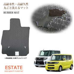 タント ダイハツ ファンクロス LA650S LA660S ラバーマット フロア