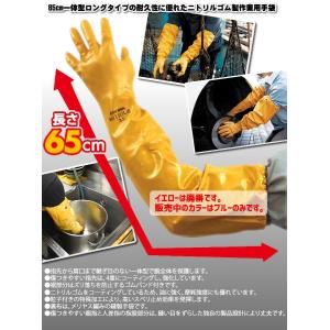 ロングゴム手袋 ニトローブ TYPE-R65 ...の詳細画像2
