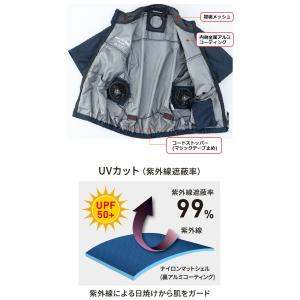 ディッキーズ ボルトクール 日傘遮熱 半袖 ブ...の詳細画像3