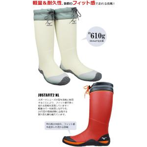 ミズノ 長靴 ワークブーツ ジャスタフィットI...の詳細画像1