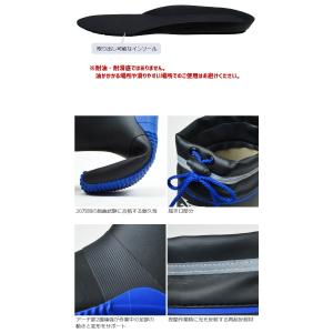 ミズノ 長靴 ワークブーツ ジャスタフィットI...の詳細画像3
