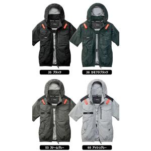 バートル エアークラフト フルセット 半袖ブル...の詳細画像4