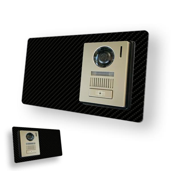 【MESEBOスマート】インターホン用アクセサリー 玄関周りをおしゃれに変える「着せ替え伝言ボード」...