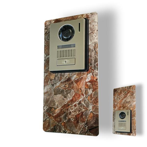 【MESEBOスマート】インターホン用アクセサリー 玄関周りをおしゃれに変える「着せ替え伝言ボード」...