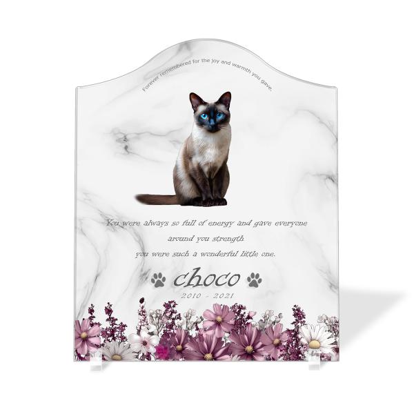 【ペットメモリアル】ペット位牌 犬 猫  名入れ おしゃれアクリルプレート オーダーメイド デザイナ...