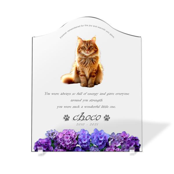 【ペットメモリアル】ペット位牌 犬 猫  名入れ おしゃれアクリルプレート オーダーメイド デザイナ...