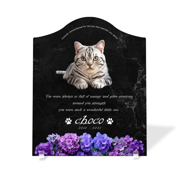 【ペットメモリアル】ペット位牌 犬 猫  名入れ おしゃれアクリルプレート オーダーメイド デザイナ...