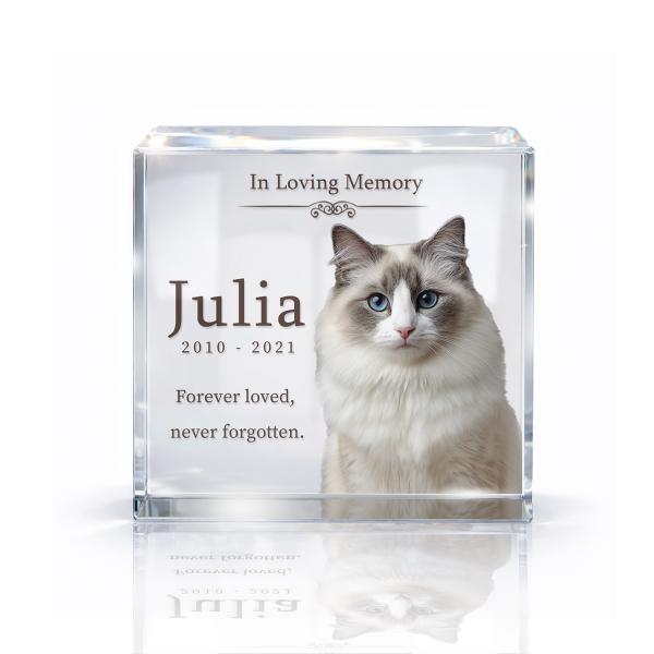 【メモリアルバース｜クリスタル位牌】ペット位牌 ペット仏具 犬 猫 ペットメモリアル 思い出 名入れ...