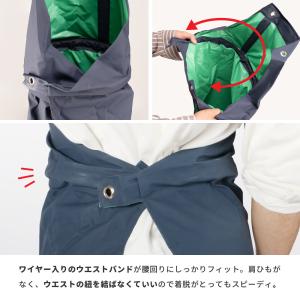 エプロン 防水 ワンタッチ メンズ レディース...の詳細画像4