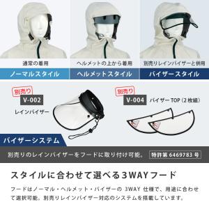 レインコート 自転車 リュック対応 メンズ レ...の詳細画像5