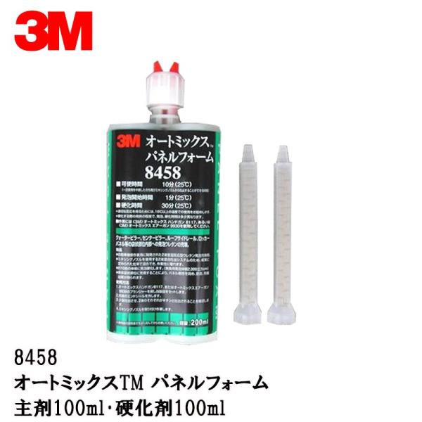 3M 8458オートミックス パネルフォーム主剤100ml・硬化剤100ml 8458  取寄