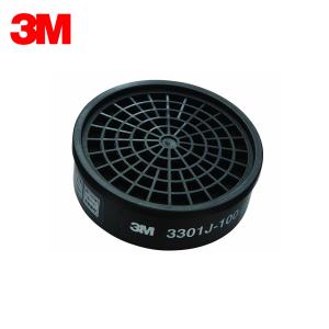 【30個セット】　3M 有機溶剤吸収缶 3301J-100 3301J-100 防毒マスク用吸収缶 3301J 3M(スリーエム) 有機ガス用