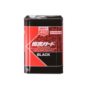 イチネン NX492 塩害ガード ブラック 15kg（一斗缶サイズ） : SS