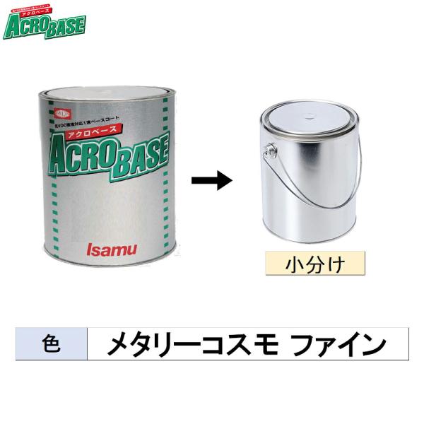 イサム塗料 小容量サイズ 220-0772-2 アクロベース メタリーコスモ ファイン 1kg (小...