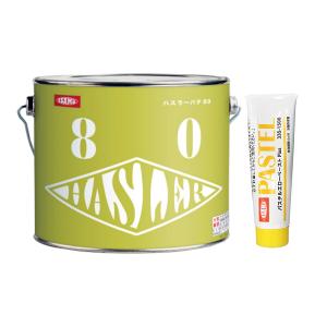 イサム塗料 スチレンフリーパテ3 120 標準 2kg + 硬化剤(各1本 セット