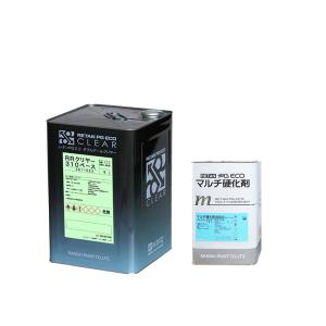 関西ペイント レタンPG エコRRクリヤー310ベース16L＋レタンPG エコマルチ 硬化剤 4L (各1本 セット) 取寄