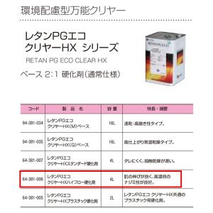 関西ペイント レタンPG80 クリヤー 388 026 026クリヤーベース 4L 取寄