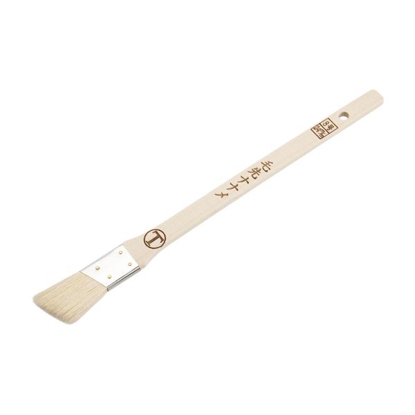 大塚刷毛 目地刷毛 毛先ナナメ 平 白 8号 1本 メール便 取寄