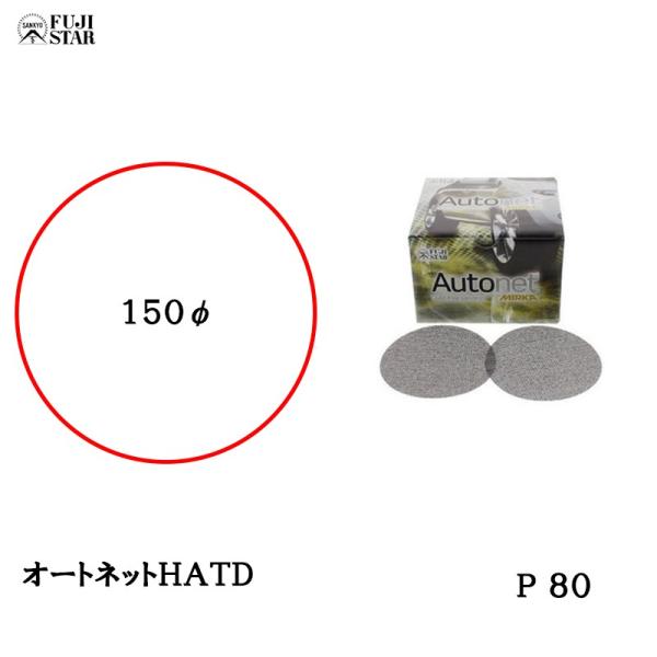 三共理化学 オートネット HATD 150φ 粒度 80  取寄