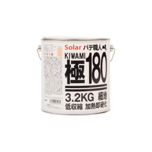 イサム塗料 ラクーダパテ 180 夏型 3kg ＋ 硬化剤 (各1本 セット) 夏季