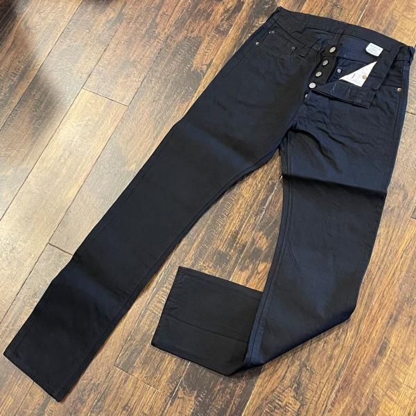 シュガーケーン  13oz. ブラックデニム TYPE-III (スリムフィット) ジーンズ SC4...