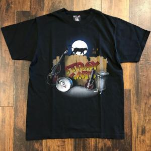 ストレイキャッツ × スタイルアイズ ロックＴシャツ リミテッドエディション “STRUTTIN' ACROSS AMERICA” SE78298 119)ブラック｜workers-song