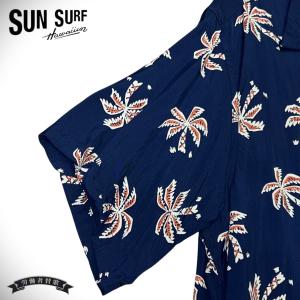 サンサーフ SUN SURF アロハシャツ 散...の詳細画像3