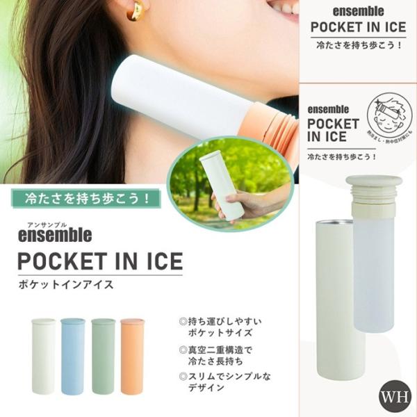 氷嚢スティック ensemble POCKET IN ICE 携帯用 リビング 冷温スティック 氷の...