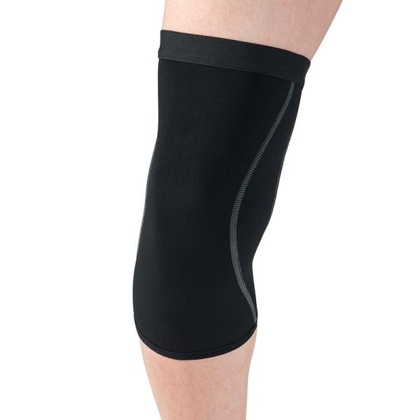 膝サポーター コンフォート ひざ フリーサイズ 黒 保温 速乾 薄い 軽量 皮膚感覚