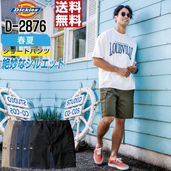 Dickies ディッキーズ D-2876 春夏 ストレッチ パンツ ワークパンツ メンズ 作業服 ...