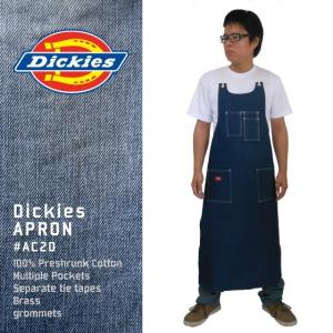 インボイス対応可 すぐ届く！ ディッキーズ ワーク エプロン Dickies AC20 綿100% デニム (３着送料無料)｜workpro