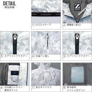 空調服 迷彩 長袖 ブルゾン 遮熱-3℃ (服...の詳細画像3