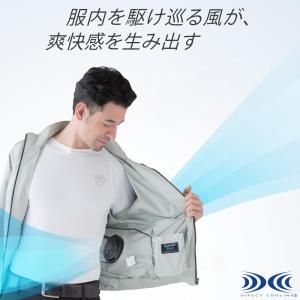 空調服 ベスト 吸汗速乾 (大風量フルセット)...の詳細画像1