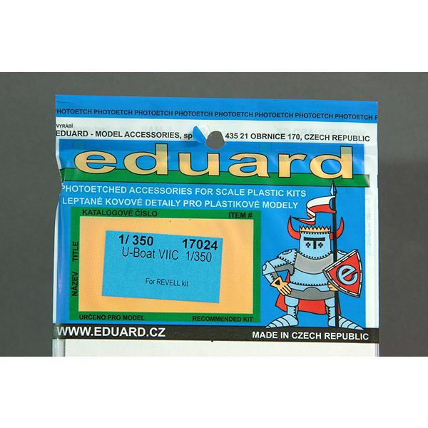 エデュアルド(17024)1/350 UボートVIIC型用エッチングパーツ