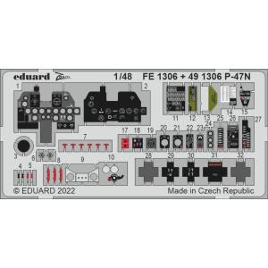 エデュアルド(491306) 1/48 Republic P-47N Thunderbolt用エッチ...