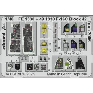 エデュアルド(491330) 1/48 F-16C Block 42 from 2006用エッチング...