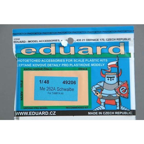エデュアルド(49206)1/48 Me262A シュワルベ用エッチングパーツ