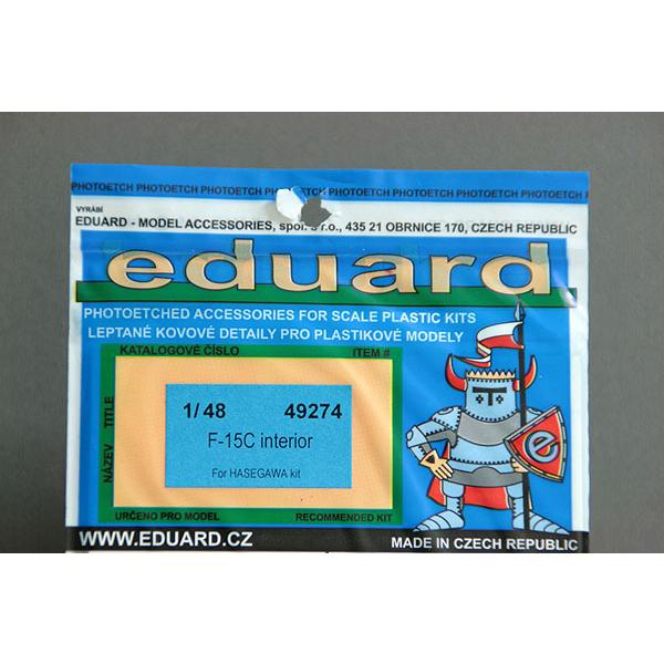 エデュアルド(49274）1/48 F-15Cイーグル内装用カラーエッチング