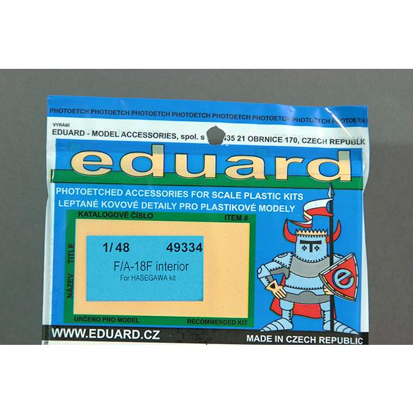 エデュアルド(49334)1/48 F-18F Hornet用内装カラーエッチング