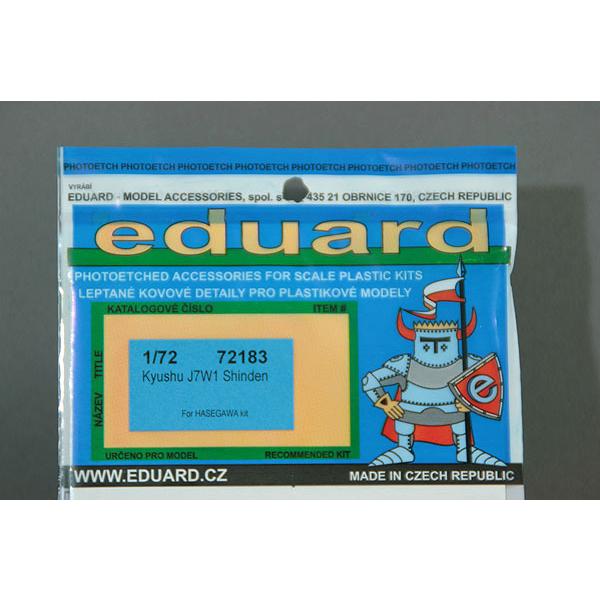 エデュアルド(72183)1/72 九州飛行機J1W1震電用エッチングパーツ
