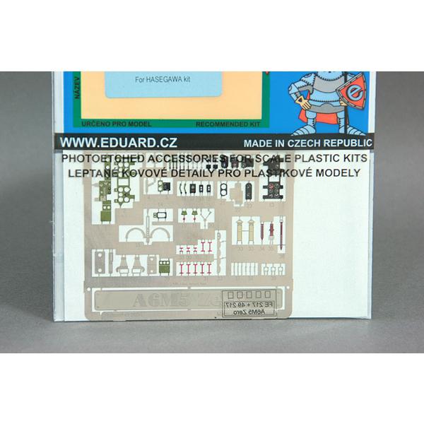 エデュアルド(FE217)1/48 A6M5 零戦五二型用エッチングパーツ