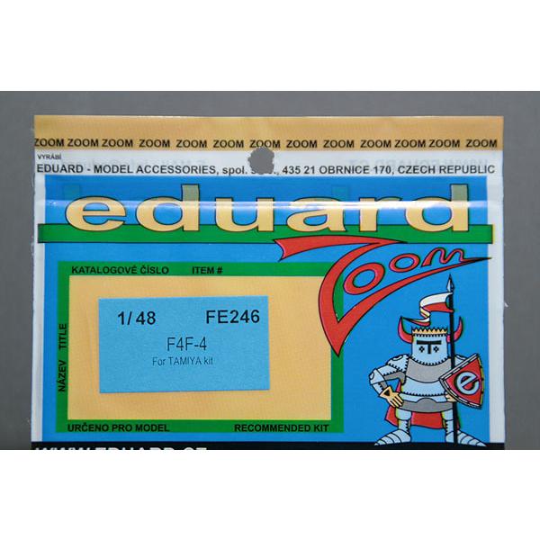 エデュアルド(FE246）1/48 F4F-4 Wildcat内装用エッチングパーツ