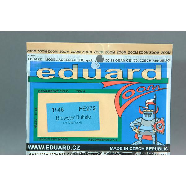 エデュアルド(FE279)1/48 F2A バッファロー用エッチングパーツ