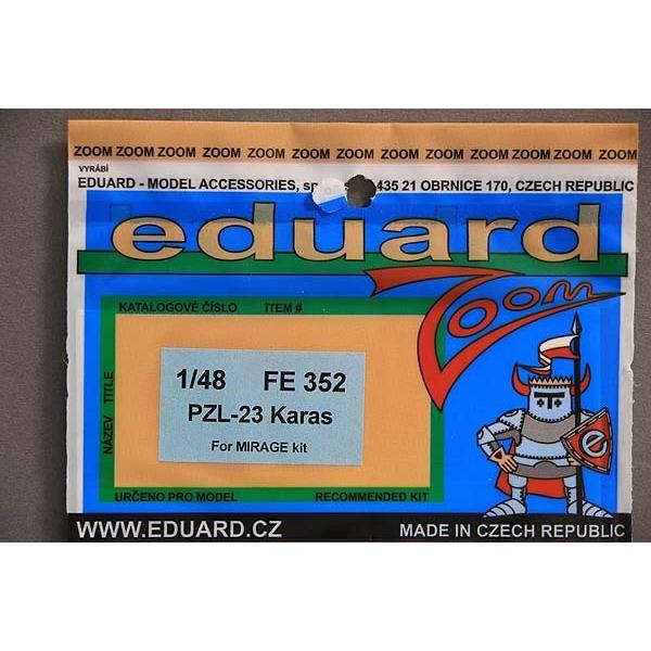 エデュアルド(FE352)1/48 PZL-23 Karas用内装エッチングパーツ
