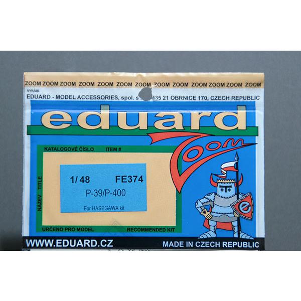 エデュアルド(FE374）1/48 P-39/400内装用エッチングパーツ