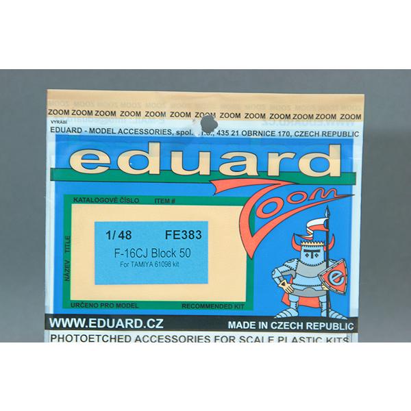 エデュアルド(FE383)1/48 F-16CJ Block50用エッチングパーツ
