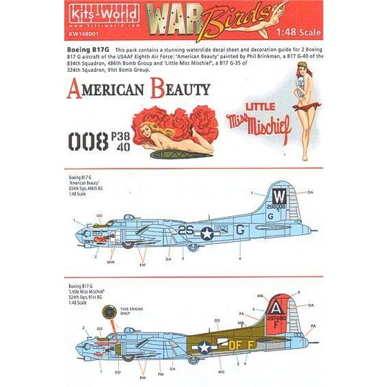 Kits-World(148001)1/48 Boeing B-17G Flying Fortres...