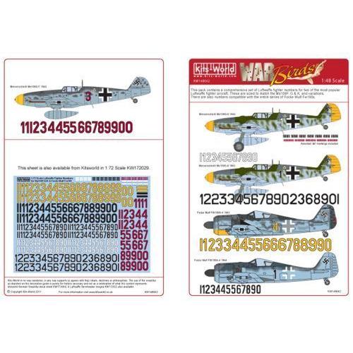 Kits-World(148042)1/48 Bf-109F/Bf-109G/Bf-109K &amp; F...